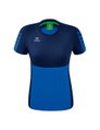 Erima Sport-Shirt Six Wings (100% Polyester, taillierter Schnitt, schnelltrocknend) royalblau/navyblau Damen